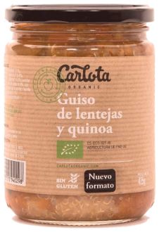 Carlota Organic Stufato Di Lenticchie e Quinoa 425 gr