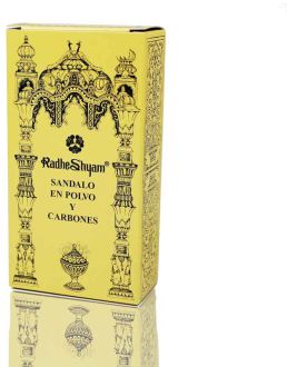 Radhe Shyam Incenso Di Sandalo In Polvere E Carboni 100 gr