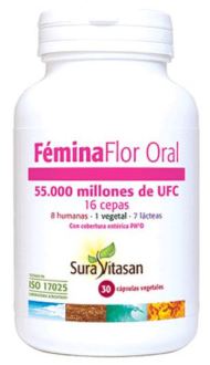 Sura Vitasan F&egrave;mina Flor Oral 55000 Milioni 30 Capsule