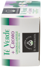 T&egrave; verde con cromo 60 capsule