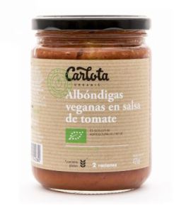Carlota Organic Polpette Vegane al Sugo di Pomodoro 425 gr