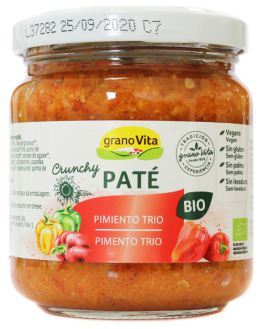 Granovita Tris Pat&egrave; Croccante E Peperoni Bio 175 gr
