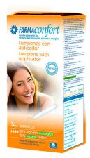 Assorbenti 100% cotone Super Plus 14 unit&agrave;