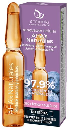 Armon&iacute;a Cosm&eacute;tica Natural Fiale di AHA naturali