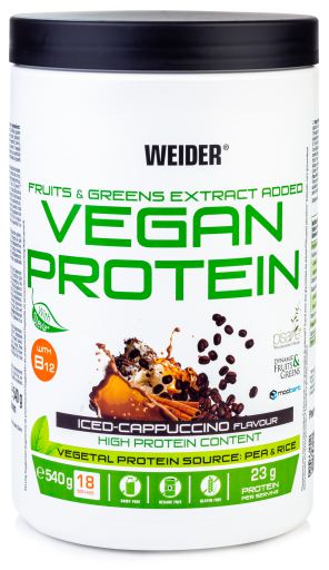 Weider Cappuccino Proteico Vegano 540 gr