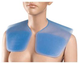 Eurostil Mantella da parrucchiere in silicone blu