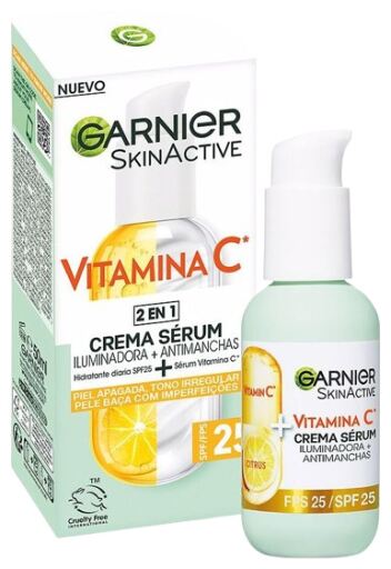 Garnier Skin Active Crema Siero alla Vitamina C SPF 25 50 ml