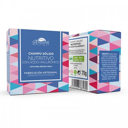 Genuine Shampoo Nutriente Solido 70 gr