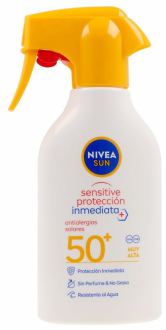 Nivea Spray Solare Protezione Immediata Sensitive & Protection SPF 50+ 270 ml