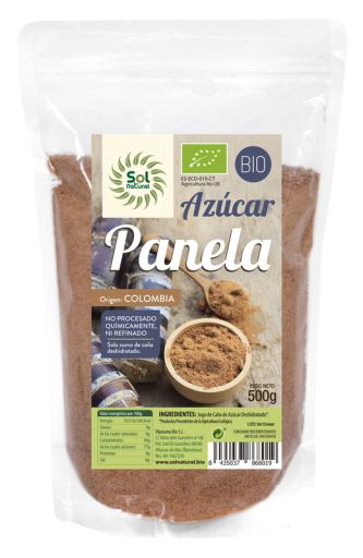 Sol Natural Zucchero Panela Bio 500 gr