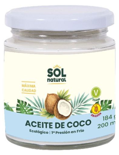 Olio Extravergine di Cocco Piccolo Bio 200 ml