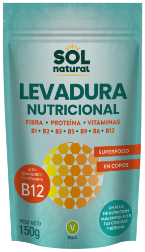 Sol Natural Lievito Nutrizionale Vitamina B-12 150 gr