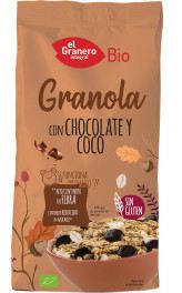 El Granero Integral Muesli al Cioccolato e Cocco Senza Glutine Bio 350 gr