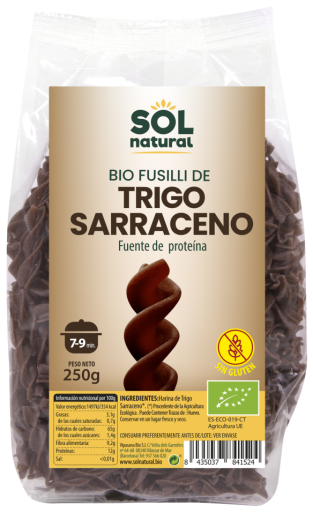 Fusilli di Grano Saraceno Bio Senza Glutine 250 gr