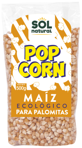 Sol Natural Popcorn Biologico Mais 500 gr
