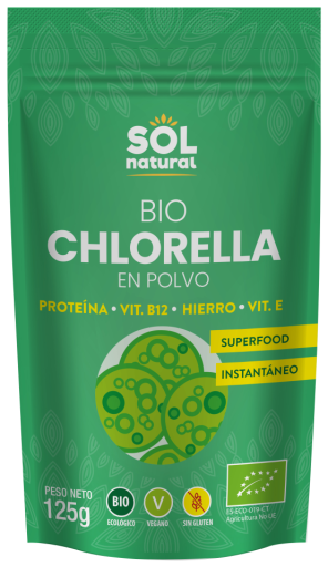 Sol Natural Clorella Bio in Polvere 125 gr