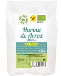 Sol Natural Farina Di Riso Integrale Senza Glutine Bio 500 gr