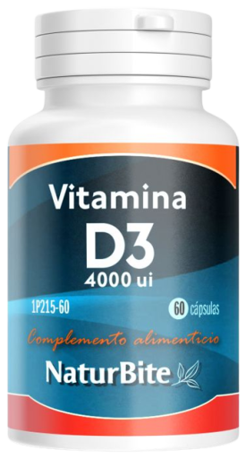 Naturbite Vitamina D3 4000 Iu 60 Perle