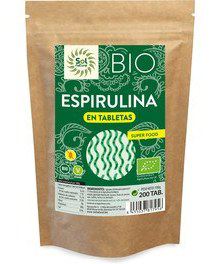 Sol Natural Spirulina Biologica 200 Compresse