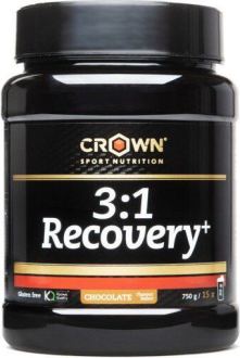Crown Sport Nutrition Muscle Recovery 3 in 1 Recovery+Whey Isolate Cioccolato 750 gr