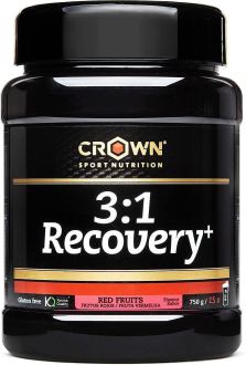 Crown Sport Nutrition Muscle Recovery 3 in 1 Recovery+Whey Isolate Frutti Rossi 750 gr