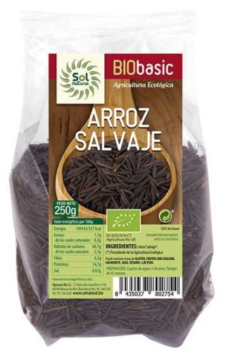 Sol Natural Riso Selvatico Biologico 250 gr