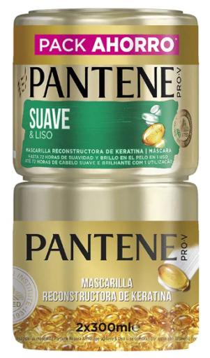 Pantene Maschera alla cheratina Duplo Pro-V morbida e liscia