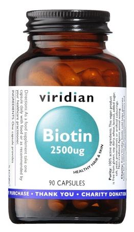 Viridian Biotina 2500 Ug 90 Capsule Vegetali