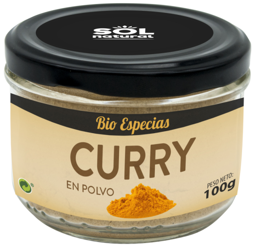 Sol Natural Curry Biologico in Polvere 100 gr