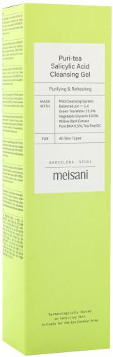 Meisani Gel Detergente all'Acido Salicilico Puri-Tea 150 ml