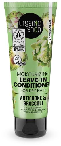 Organic Shop Balsamo idratante per capelli secchi al carciofo e broccoli 75 ml
