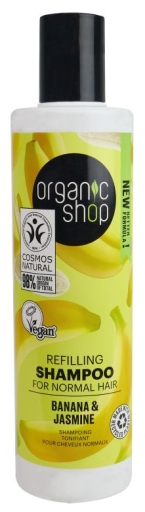 Organic Shop Shampoo rimpolpante banana e gelsomino