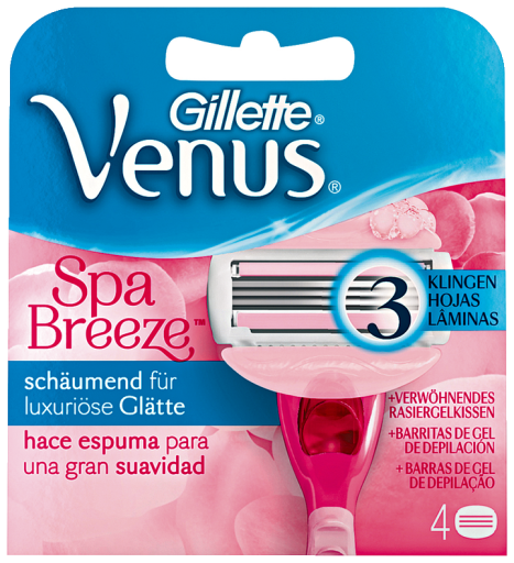 Gillette Venus Ricariche Venus Spa Breeze