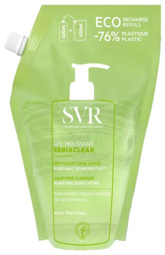 Sebiaclear Gel Moussant EcoPack Ricarica 400 ml