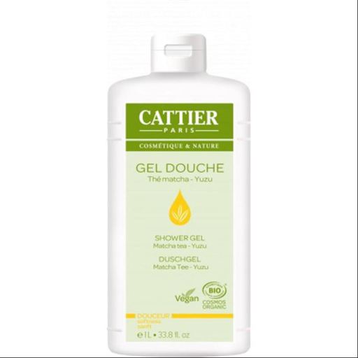 Cattier Gel doccia delicato al t&egrave; Matcha 1 L