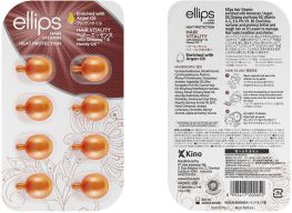 Ellips Trattamento Vitalit&agrave; Capelli Arancioni 8 Unit&agrave;