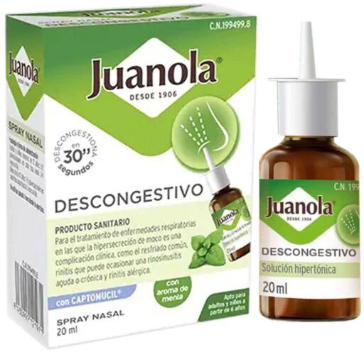 Juanola Spray nasale decongestionante 20 ml