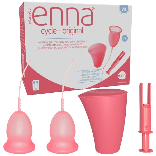 enna Coppette mestruali Cycle 2 pz + applicatore