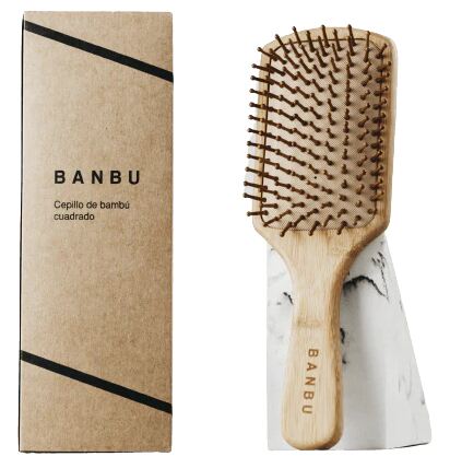 Banbu Spazzola per capelli in legno di bamb&ugrave;