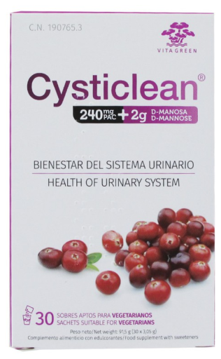 Cysticlean Benessere del sistema urinario 30 bustine 240 mg