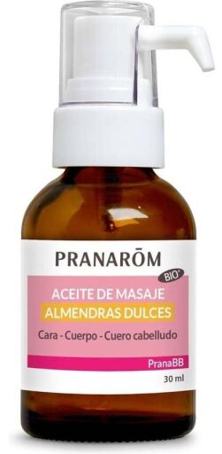 Pranarom PranaBB Olio da Massaggio alle Mandorle Dolci 30 ml