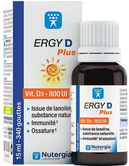 Nutergia Ergy D Plus Vitamina D3 15 ml