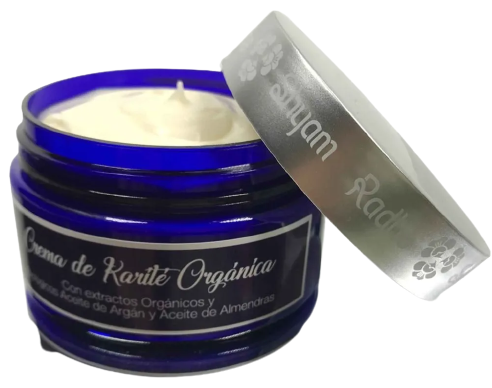 Radhe Shyam Crema viso al burro di karit&egrave; biologico 100 gr