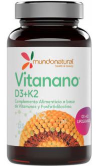 Mundo Natural Vitanano D3 + K2 30 Capsule