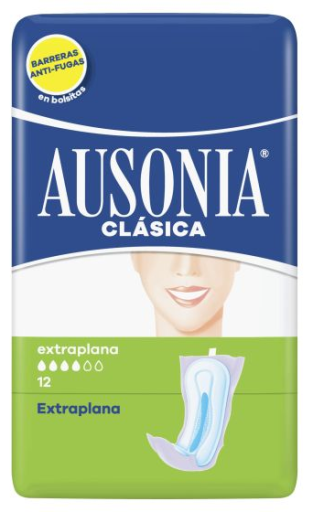 Ausonia Compresse normali extra piatte 12 unit&agrave;