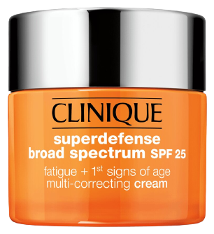 Clinique Superdefense Fatigue + Segni dell'et&agrave; Crema multi-correttiva SPF 25 Pelle grassa