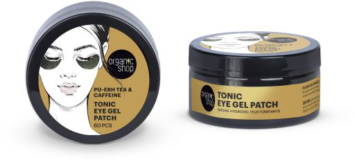 Organic Shop Benda per occhi tonificante per t&egrave; e caffeina Pu-Erh 60 unit&agrave;