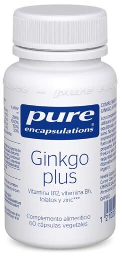 Pure Encapsulations Ginkgo Plus 60 capsule