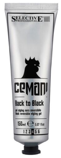 Cemani Back To Black Styling Gel che copre i capelli grigi 150 ml