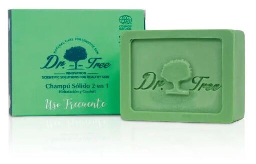 Dr. Tree Shampoo solido 2 in 1 per uso frequente 75 gr